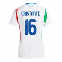 Italia Bryan Cristante #16 Vieraspaita Naiset EM-Kisat 2024 Lyhythihainen